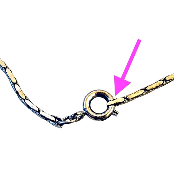 Dolphin Pendant & Necklace Sterling Silver CZ as is - Picture 8 of 10